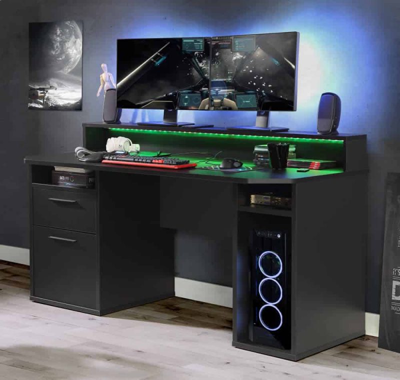 Flair Furnishings Power Z Gaming Desk