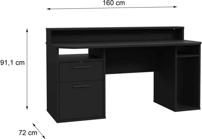 Flair Furnishings Power Z Gaming Desk