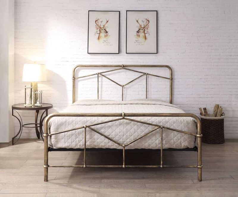 Flintshire Furniture Axton Antique Bronze Metal Bed