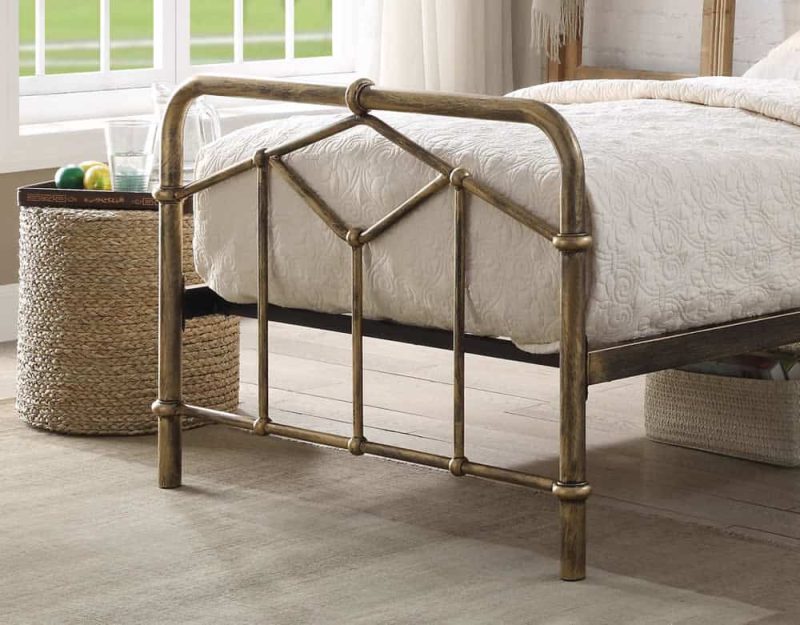 Flintshire Furniture Axton Antique Bronze Metal Bed