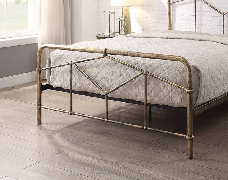 Flintshire Furniture Axton Antique Bronze Metal Bed