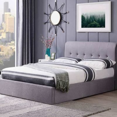 Flintshire Furniture Carmel Ottoman Grey Storage Bed