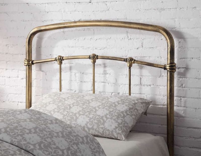 Flintshire Furniture Mostyn Antique Bronze Metal Bed