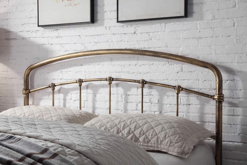 Flintshire Furniture Mostyn Antique Bronze Metal Bed