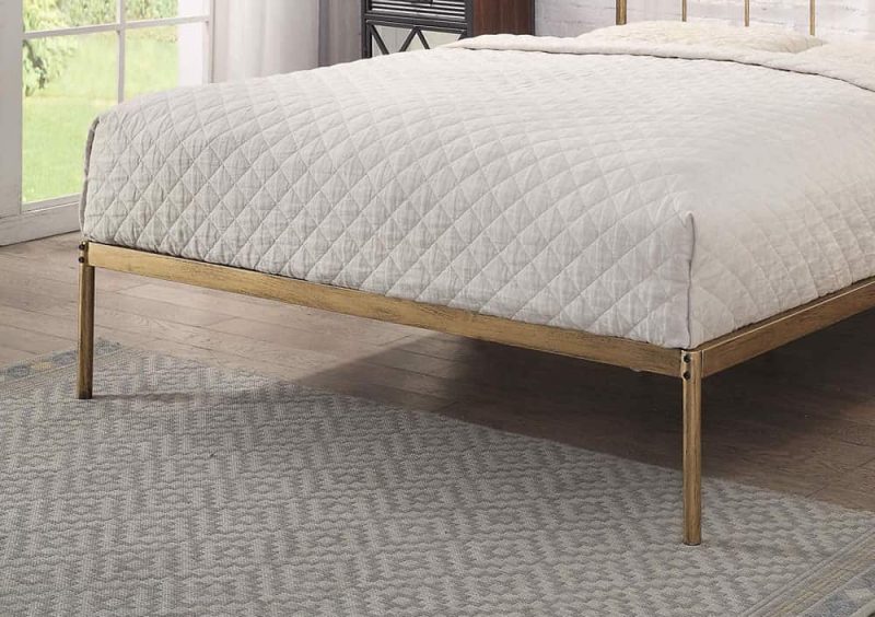 Flintshire Furniture Oakenholt Antique Bronze Metal Bed Frame