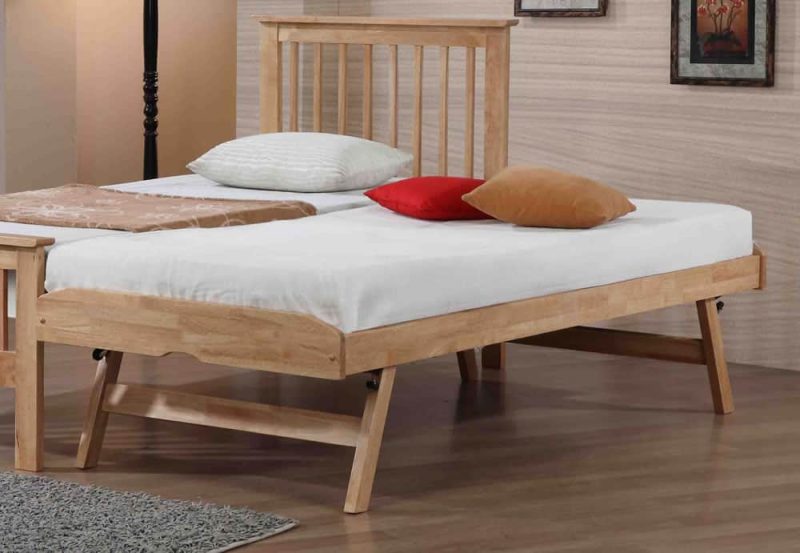 Flintshire Furniture Pentre Hardwood Oak Guest Bed