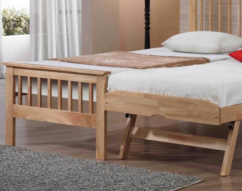 Flintshire Furniture Pentre Hardwood Oak Guest Bed