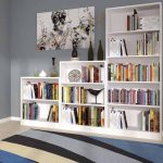 Furniture To Go 4 You Tall Wide Bookcase Pearl White