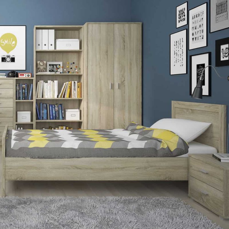 Furniture To Go 4 You Tall Wide Bookcase Sonama Oak
