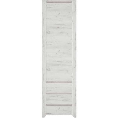 Furniture To Go Angel Tall Narrow One Door 3 Drawer Cupboard