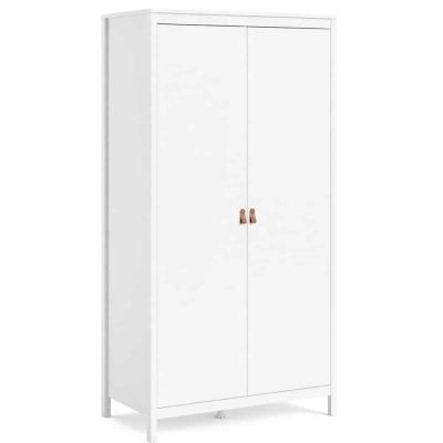 Furniture To Go Barcelona 2 Door Wardrobe White