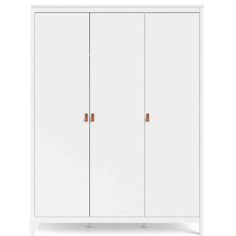 Furniture To Go Barcelona 3 Door Wardrobe White