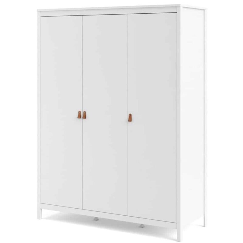 Furniture To Go Barcelona 3 Door Wardrobe White