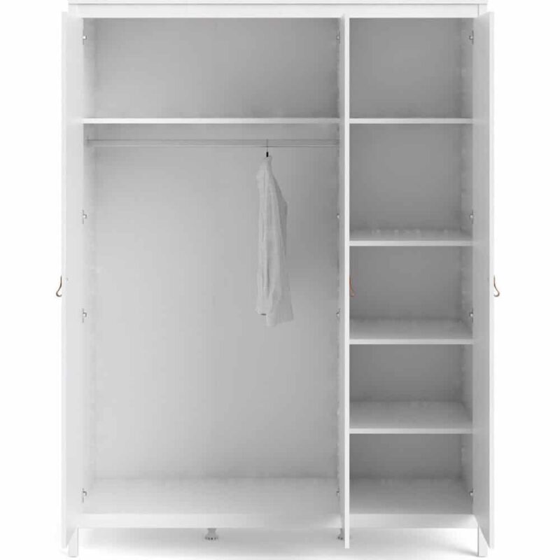 Furniture To Go Barcelona 3 Door Wardrobe White
