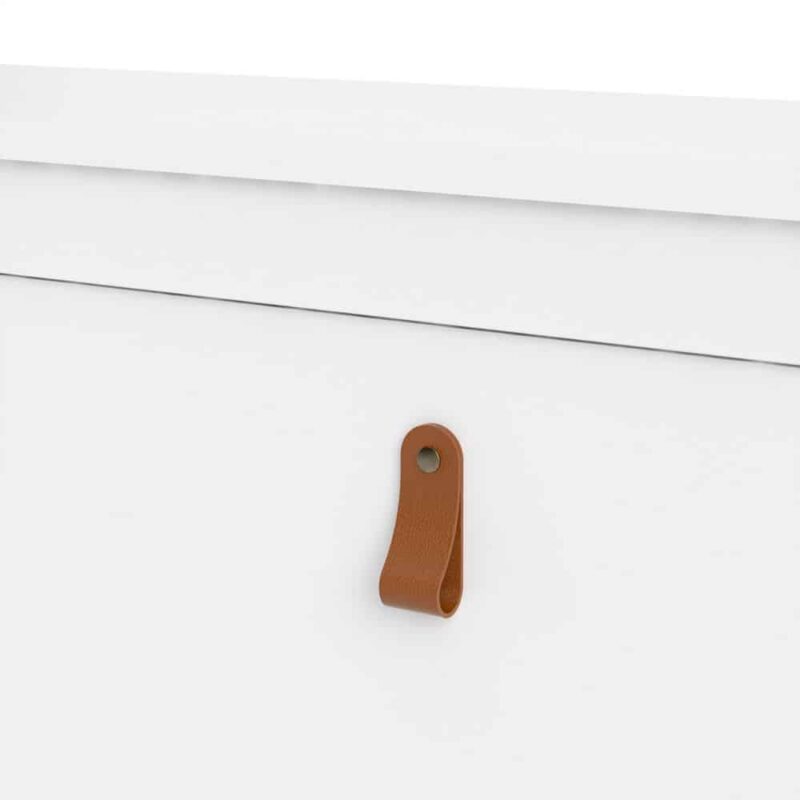 Furniture To Go Barcelona 4 Compartment Shoe Cabinet White