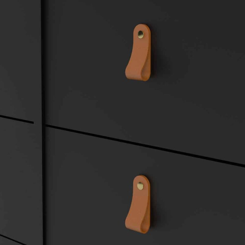 Furniture To Go Barcelona Double Dresser 8 Drawers Matt Black