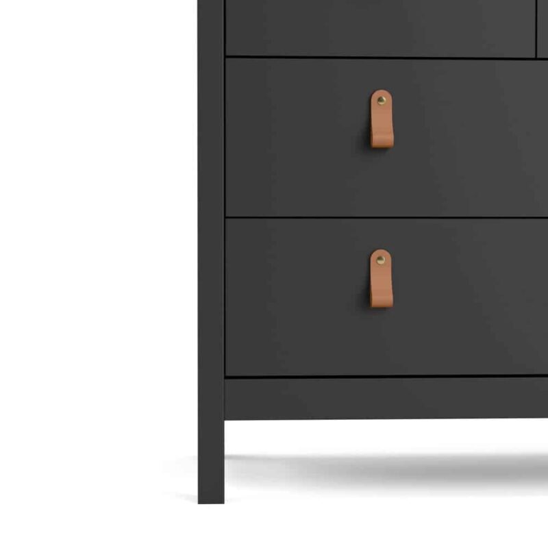 Furniture To Go Barcelona Double Dresser 8 Drawers Matt Black