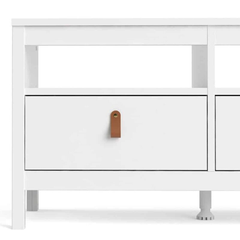 Furniture To Go Barcelona TV Unit 3 Drawers White