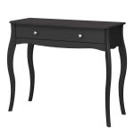 Furniture To Go Baroque 1 Drawer Vanity Unit Black
