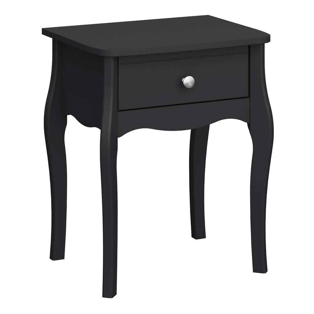 Furniture To Go Baroque Nightstand Black