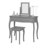 Furniture To Go Baroque Stool Grey