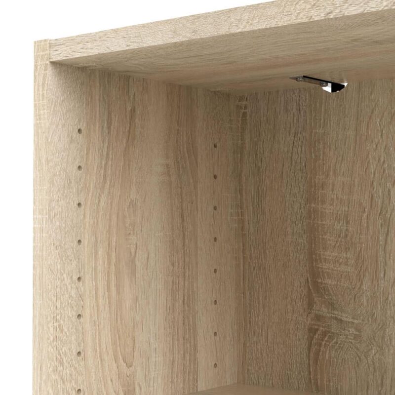 Furniture To Go Basic 2 Shelves Low Wide Bookcase Oak