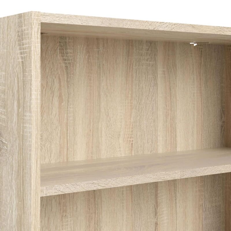 Furniture To Go Basic 2 Shelves Low Wide Bookcase Oak