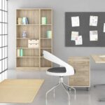 Furniture To Go Basic 4 Shelves Tall Wide Bookcase Oak