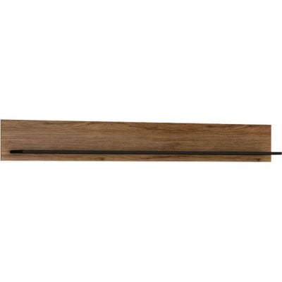 Furniture To Go Brolo 167cm Wall Shelf Walnut Black