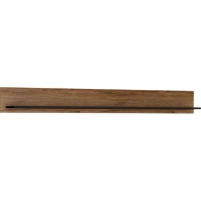 Furniture To Go Brolo 197cm Wall Shelf Walnut Black