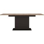 Furniture To Go Brolo Extending Dining Table Walnut Black