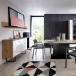 Furniture To Go Brolo Extending Dining Table Walnut Black