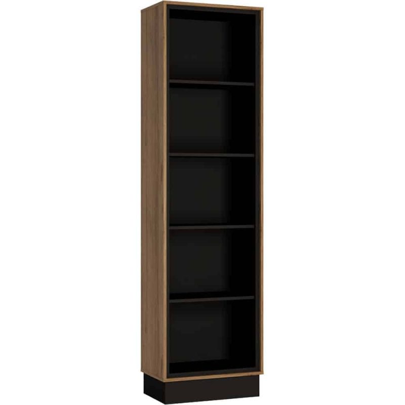 Furniture To Go Brolo Tall Bookcase Walnut Black
