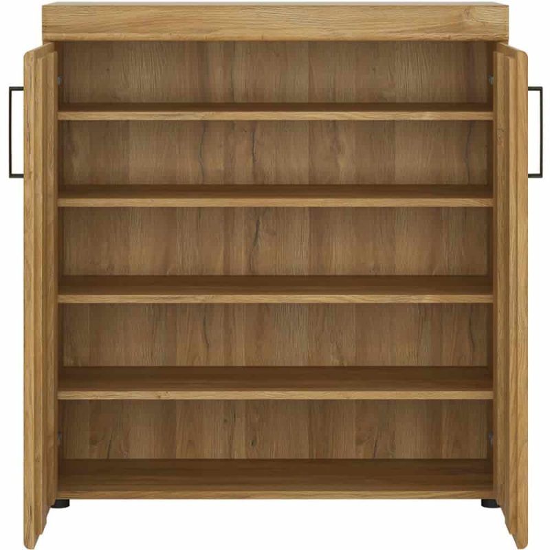 Furniture To Go Cortina 2 Door Shoe Cabinet Oak