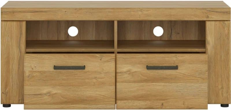 Furniture To Go Cortina 2 Drawer TV Cabinet Oak