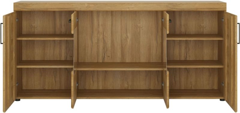 Furniture To Go Cortina 4 Door Wide Sideboard Oak