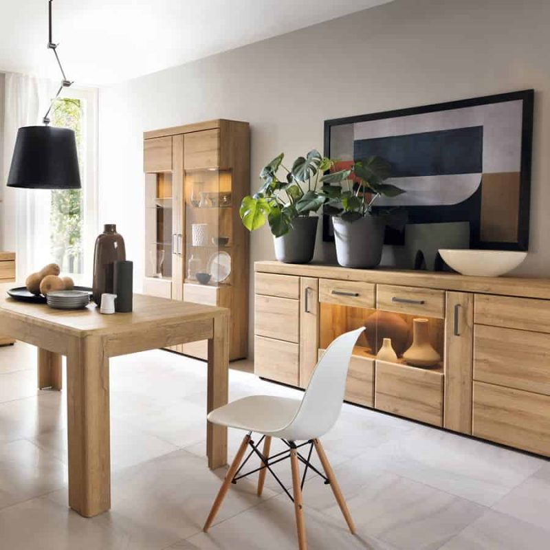 Furniture To Go Cortina 4 Door Wide Sideboard Oak