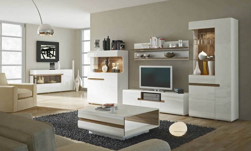 Furniture To Go Chelsea Low Display Cabinet 109cm wide