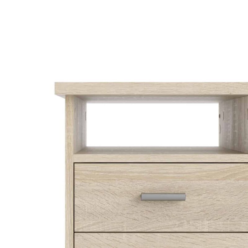 Furniture To Go Function Plus 4 Drawer Desk Oak