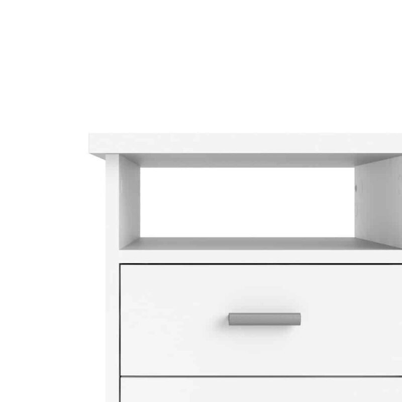 Furniture To Go Function Plus 4 Drawer Desk White