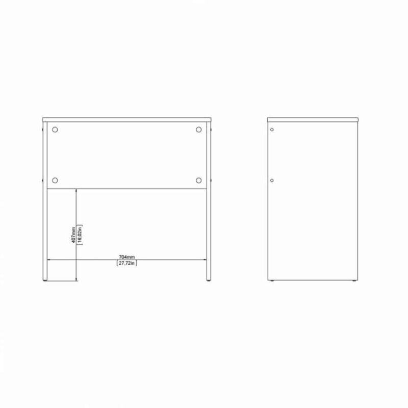 Furniture To Go Function Plus Basic Desk Oak