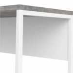 Furniture To Go Function Plus Corner Desk 2 Drawers White Grey