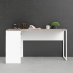 Furniture To Go Function Plus Corner Desk 2 Drawers White Truffle Oak