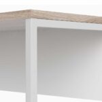 Furniture To Go Function Plus Corner Desk 2 Drawers White Truffle Oak
