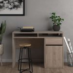 Furniture To Go Function Plus Desk 1 Door 1 Drawer Jackson Hickory Oak