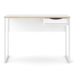 Furniture To Go Function Plus Desk 1 Drawer White Oak Trim