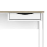 Furniture To Go Function Plus Desk 1 Drawer White Oak Trim