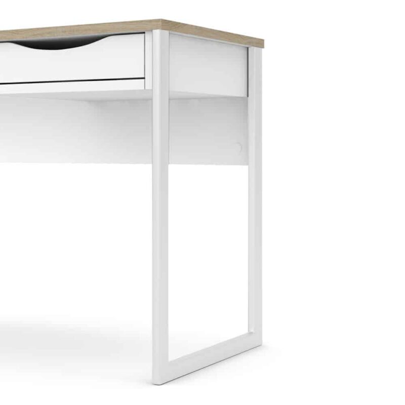 Furniture To Go Function Plus Desk 1 Drawer White Oak Trim