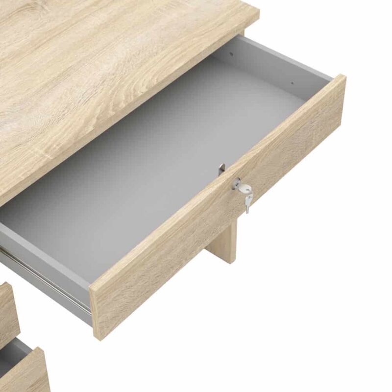 Furniture To Go Function Plus Desk 5 Drawers Oak