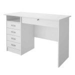 Furniture To Go Function Plus Desk 5 Drawers White
